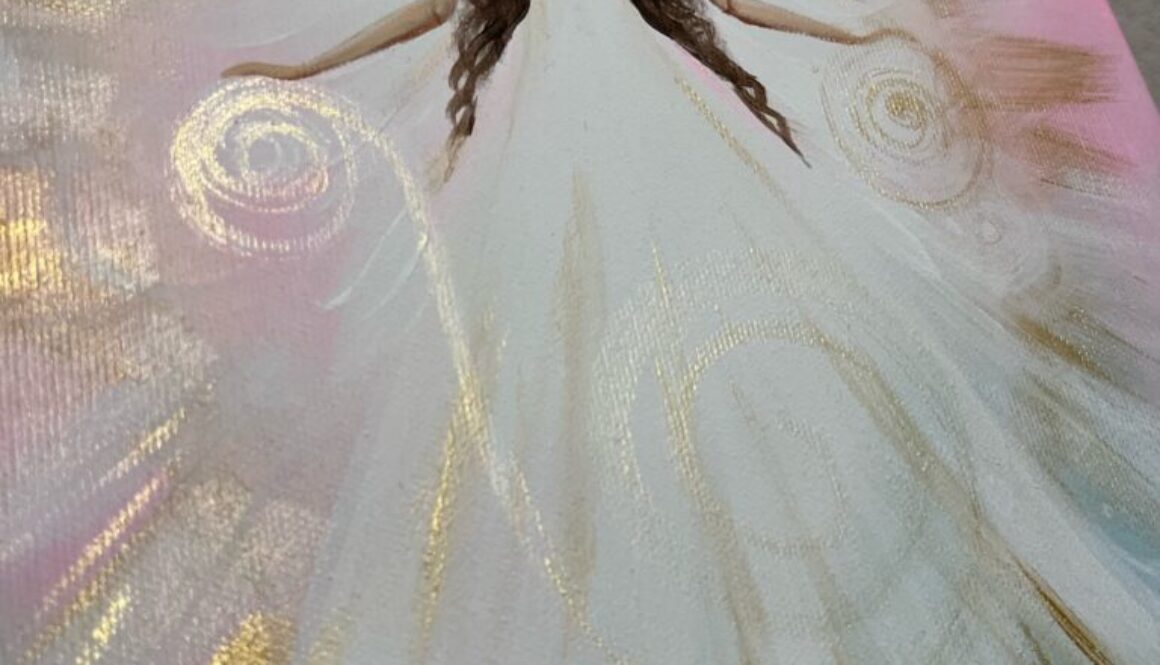 Ochranný energetický obraz Anděl od autorky Michaely Němcové , detail1