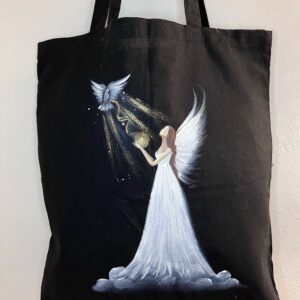 Jedinečná malovaná taška Artofsoul - Síla mne provází