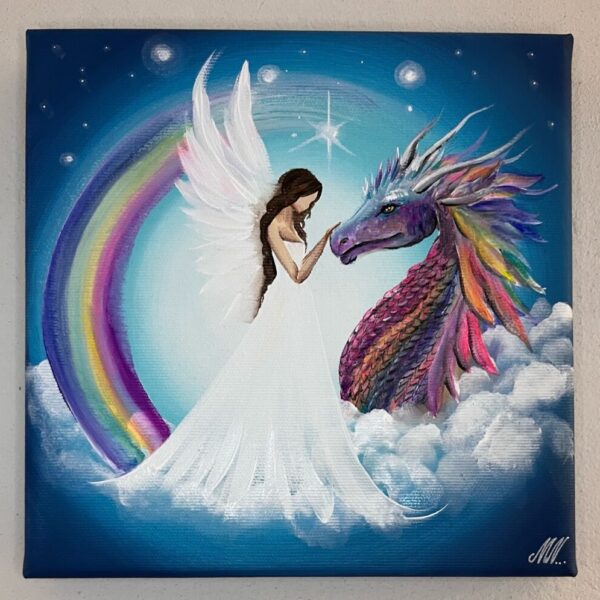 Velmi silný a jedinečný obraz Artofsoul| Duhový drak