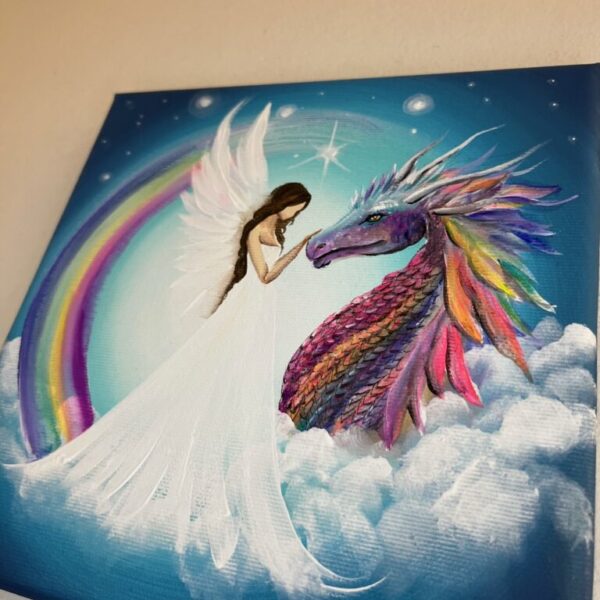 Velmi silný a jedinečný obraz Artofsoul| Duhový drak