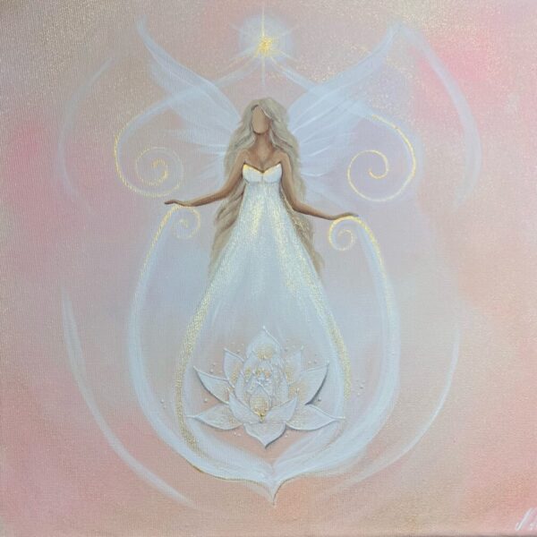 Velmi silný obraz Artofsoul | Hluboká nevinnost 30x30 cm