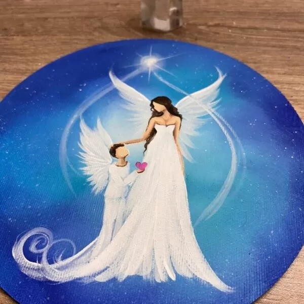 Andělský obraz Artofsoul | Mám tě rád maminko 20cm