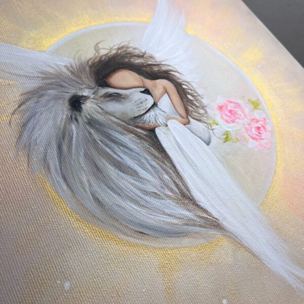 Velmi silný a přesto uklidňující obraz Artofsoul| Jemná síla Lásky 30x30