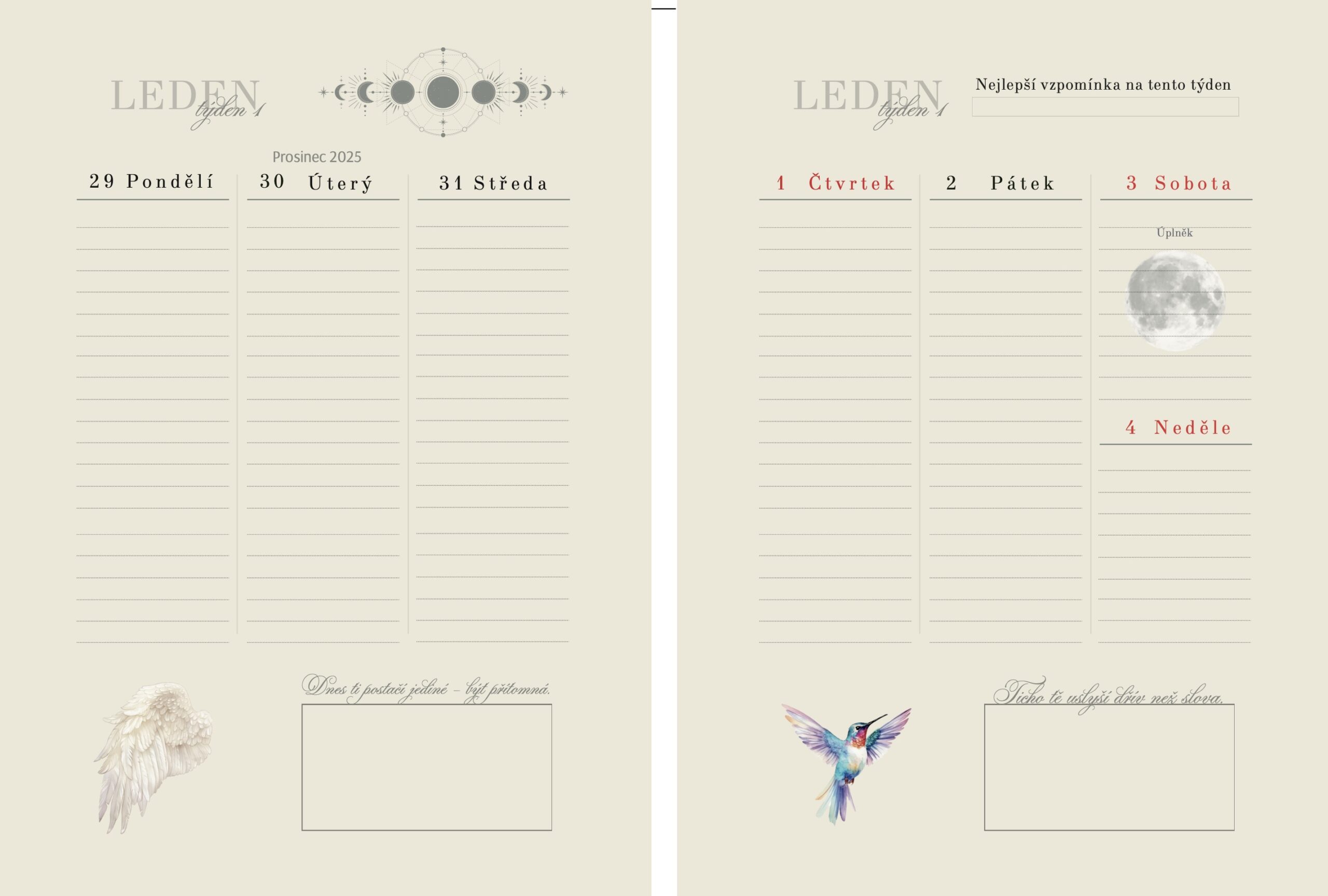 JEDINEČNÝ ANDĚLSKÝ DIÁŘ 2026 | Andělé ArtofSoul | PŘEDPRODEJ - Obrázek 10