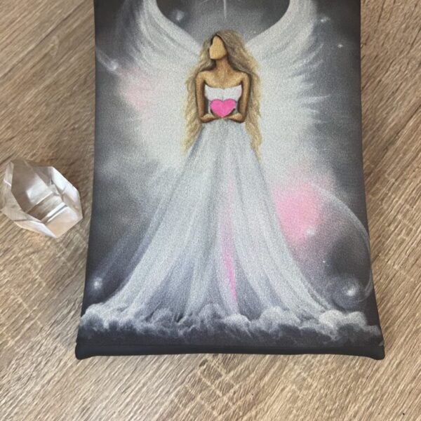 Jedinečná andělská taštička Artofsoul | Srdce v růžové