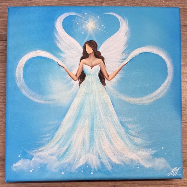 Jedinečný andělský obraz Artofsoul | Znám svou hodnotu 20x20