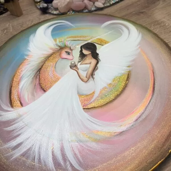 Jedinečný a silný obraz s hlubokým poselstvím, čistou a léčivou energií - U zrodu našich duší - 30 cm