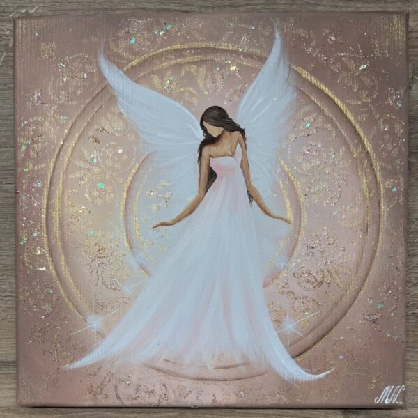 Andělský obraz plný hojnosti - Naplněný život - 30x30