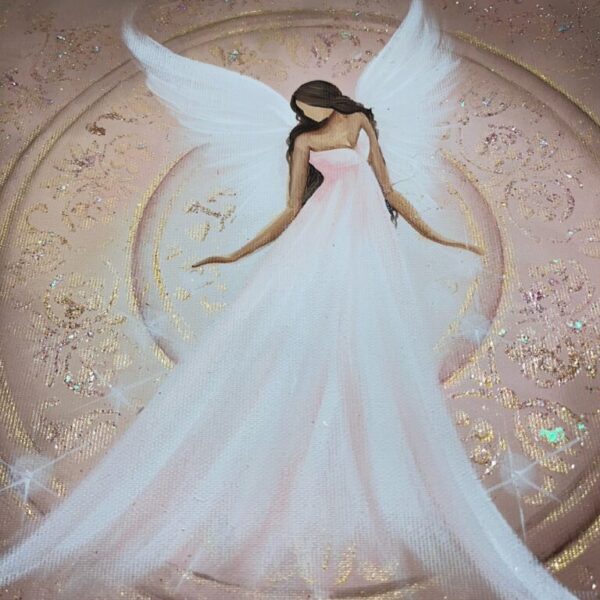 Andělský obraz plný hojnosti - Naplněný život - 30x30