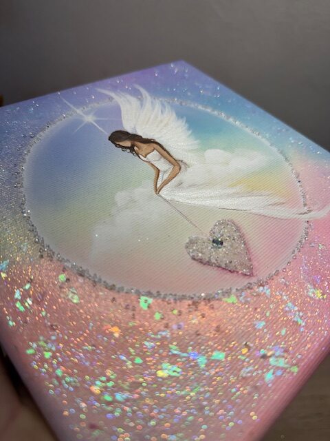 Andělský harmonizační obraz Artofsoul | Klid | 20x20 - Obrázek 4