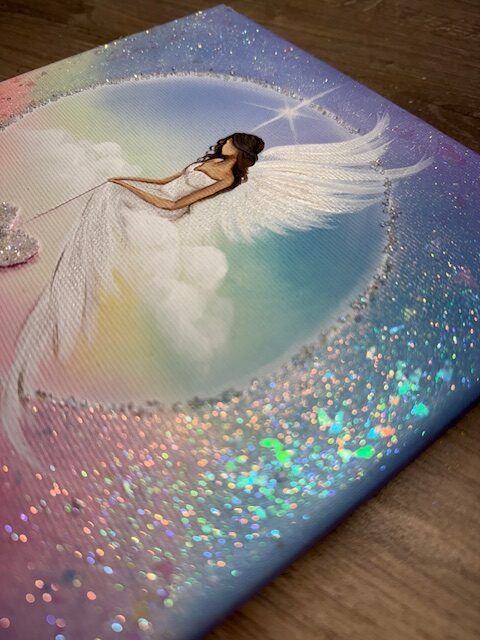 Andělský harmonizační obraz Artofsoul | Klid | 20x20 - Obrázek 5