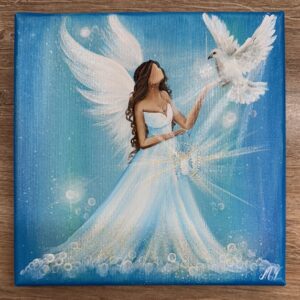 Andělský obraz Artofsoul  | Světlo a síla do tvého života  | 20x20