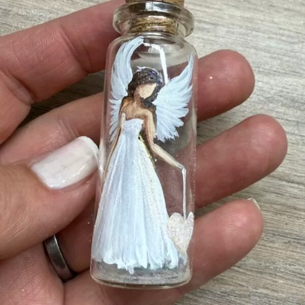 Amulet Artofsoul | Pro štěstí a ochranu - Srdíčko vpravo