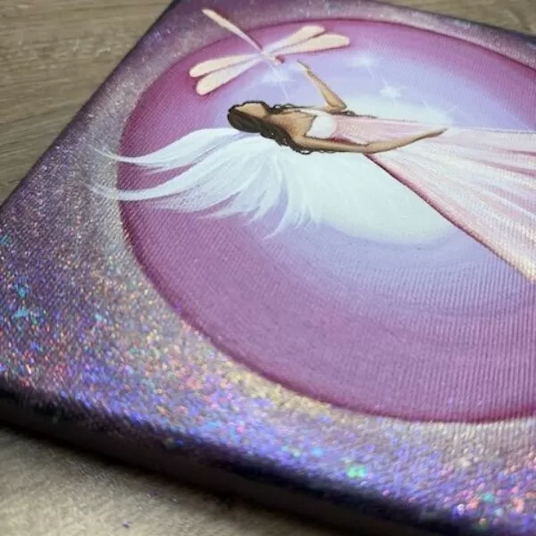 Andělský zářivý obraz  Artofsoul  | Přichází světlo do mého života | 20x20