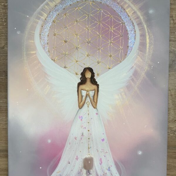 Andělský léčivý obraz Artofsoul | Pokora | 30x40 cm