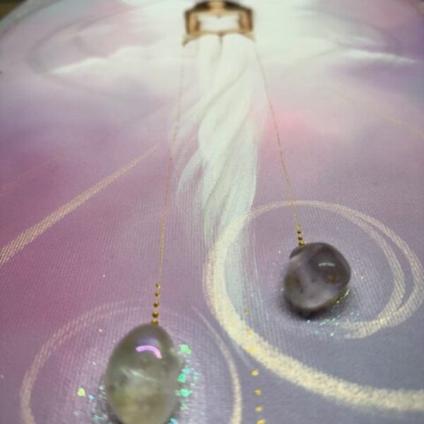 Andělský obraz v energiích novoluní od autorky Michaely Němcové | Hluboká důvěra | 40x60cm