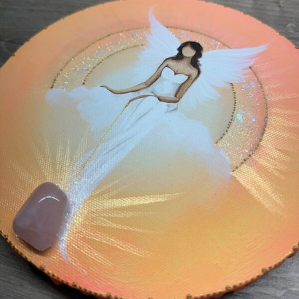 Andělský ochranný a harmonizační obraz Artofsoul | Zklidnění  | 20 cm