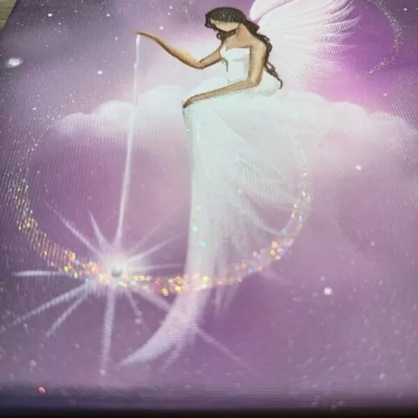 Andělský ochranný obraz | Anděl strážný | 20x20 cm