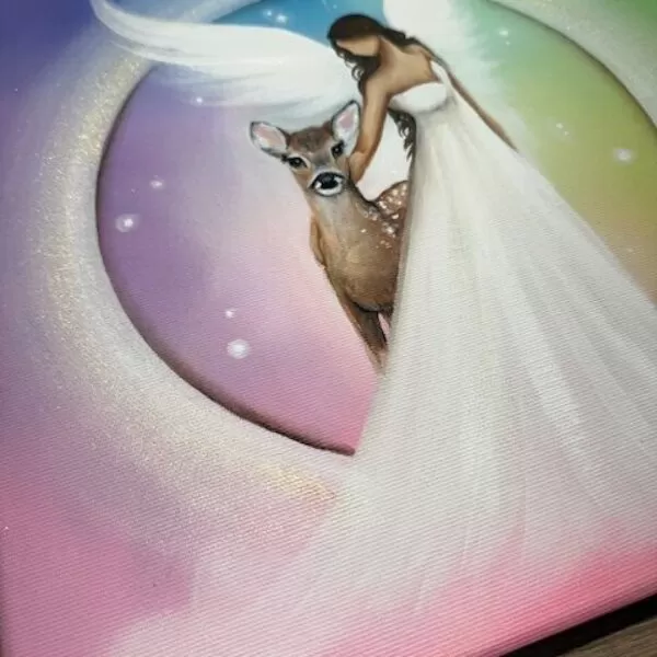 Andělský ochranný a  harmonizační obraz  | Nevinnost | 30x30 cm