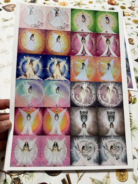 Andělské jedinečné pexeso | ORIGINÁLNÍ KARETNÍ HRA 2x12 obrázků | Mix barviček - Obrázek 2