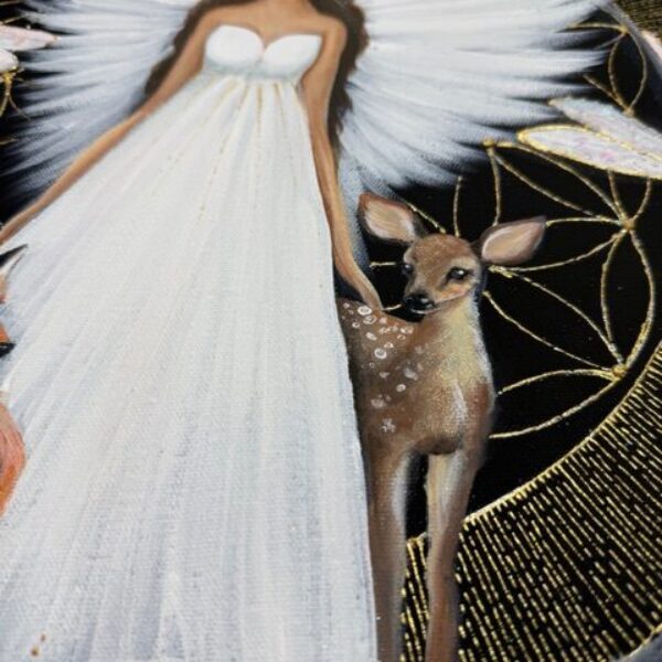 Nesmírně silný obraz v energiích novoluní se záhnědami | Zranitelnost | 50 cm