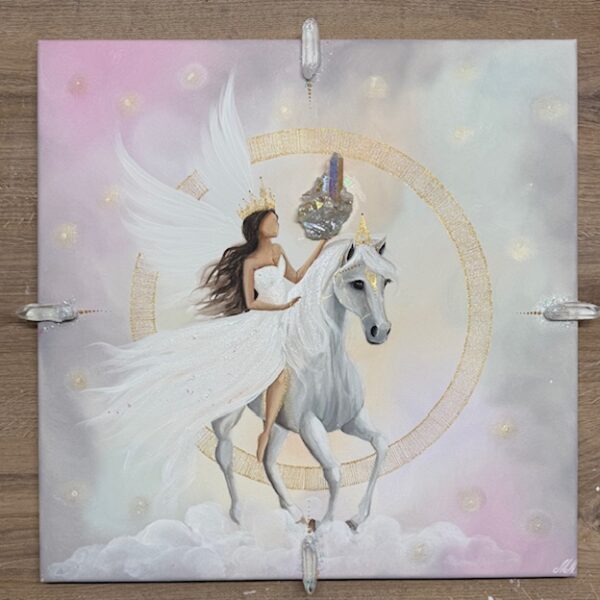 Velmi silný novoroční obraz s poselstvím | Spanilá jízda | 50x50 cm