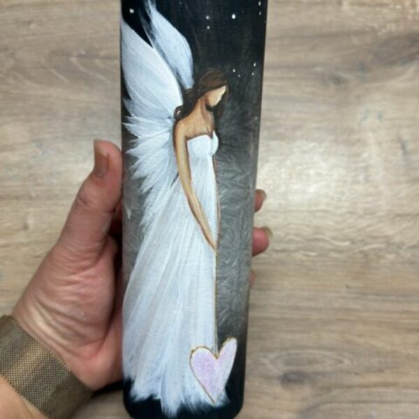 Svíce hluboké vnitřní proměny | 20 cm | Černá 1