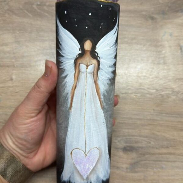 Svíce hluboké vnitřní proměny | 20 cm | Černá 3