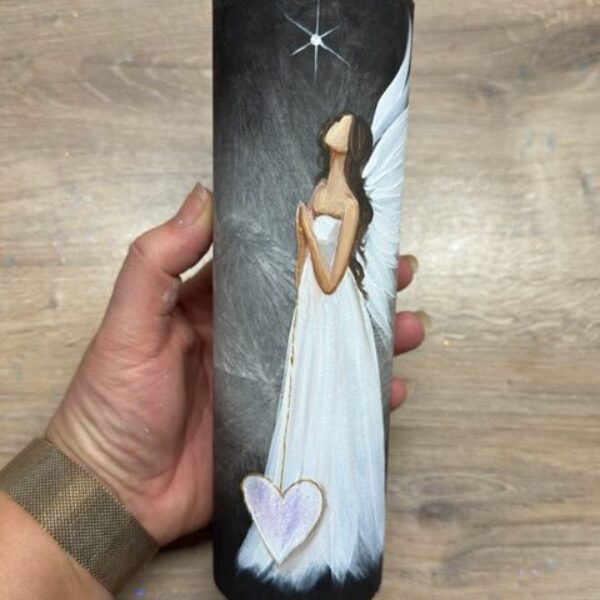 Svíce hluboké vnitřní proměny | 20 cm | Černá 4