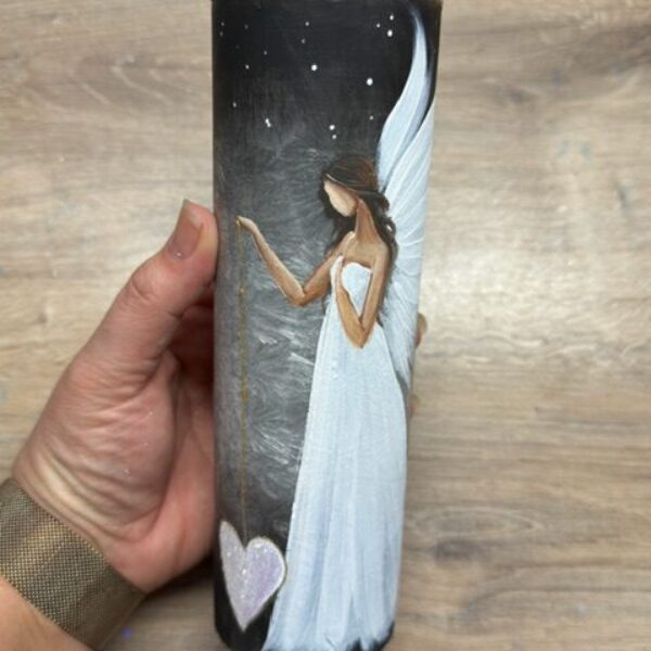 Svíce hluboké vnitřní proměny | 20 cm | Černá 5