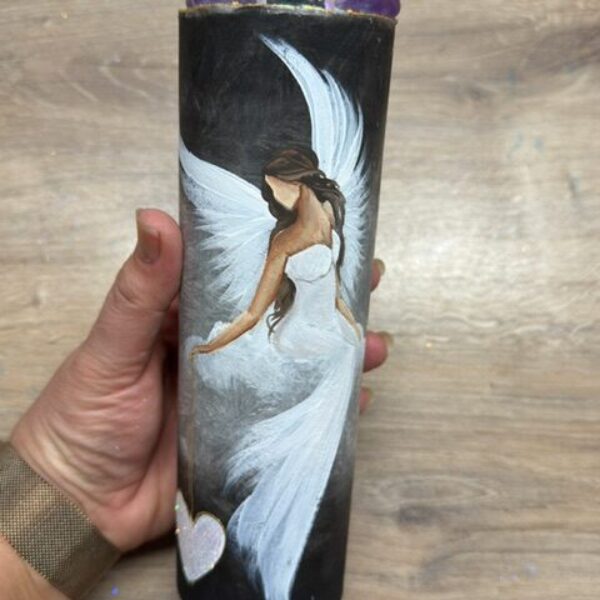 Svíce hluboké vnitřní proměny | 20 cm | Černá 6