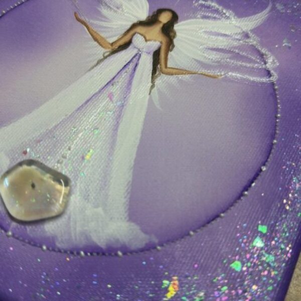 Andělský ochranný obraz | V souladu | 20x20 cm