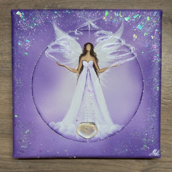 Andělský ochranný obraz | V souladu | 20x20 cm