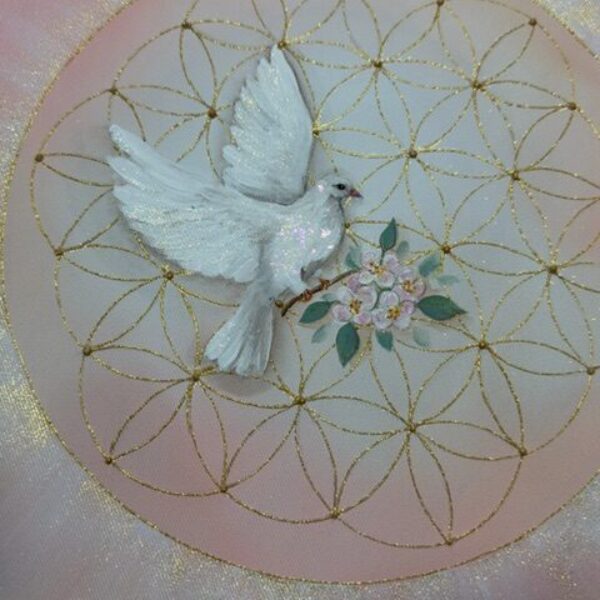 Velmi jemný, přesto hlubin se dotýkající obraz | Čistota třináctých komnat | 40x40 cm