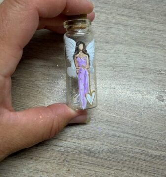 Andělský ochranný amulet lv energiích laskavosti | Fialový 7