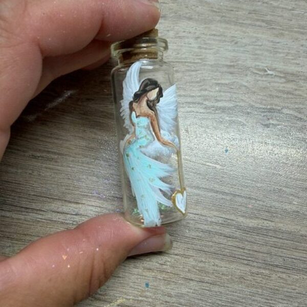 Andělský ochranný amulet lv energiích laskavosti | Mint 8